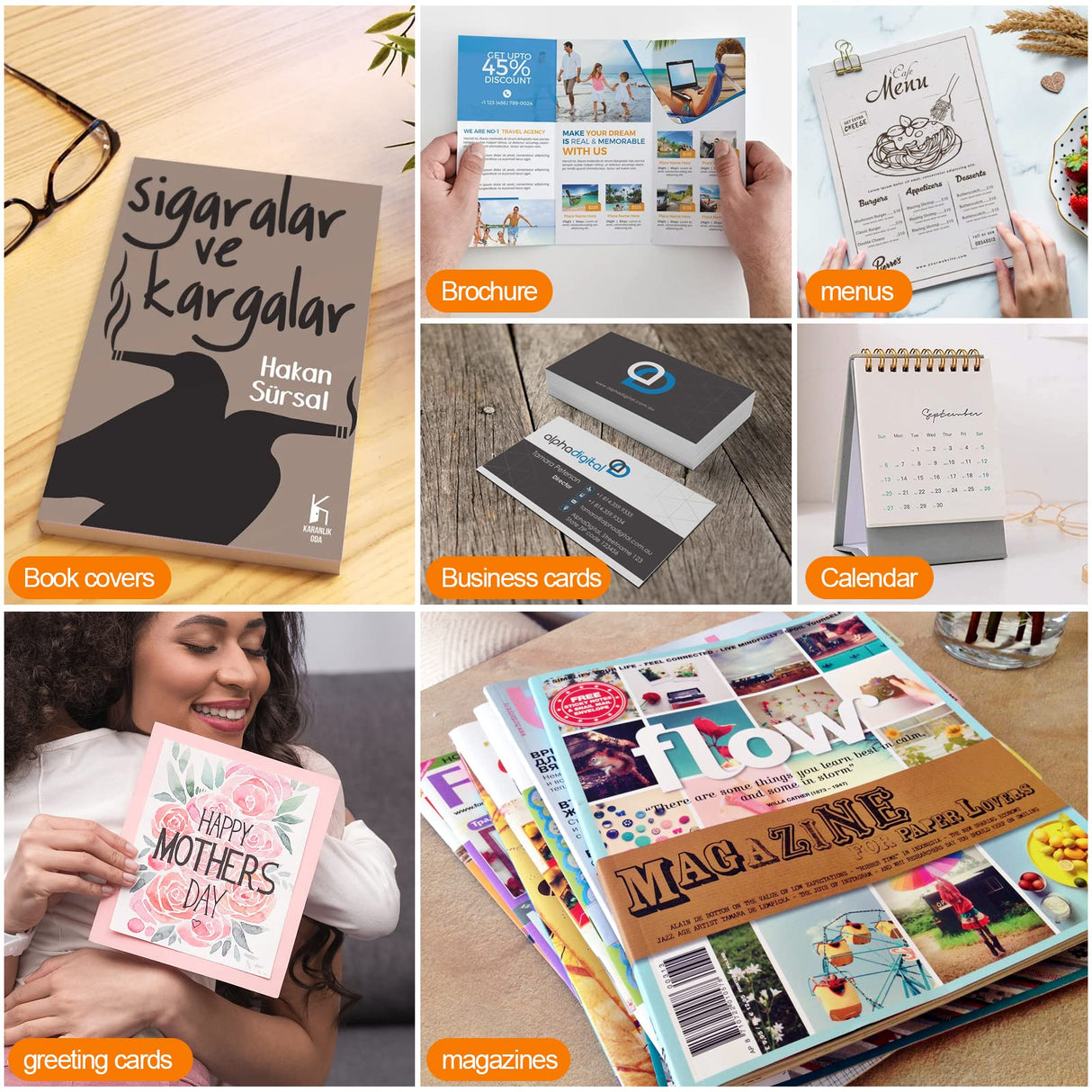 White Cardstock, 8x10 Cardstock Paper, 250gsm Thick Cardstock, Smooth Card Paper,90 Lb Heavy Card Stock Paper, Printer Paper For Stationary Printing, Invitations, Cards, Menus, Images(25Sheets) Joyberg