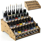 PROSCALE Paint rack organizer stand for modeling and miniatures. Vallejo paint rack kit Vallejo Army paint holder brushes miniatures modeling models (Rack A) PROSCALE