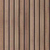 Abyssaly Wood Slat Wallpaper, Brown Shiplap Wood Grain Contact Paper Peel and Stick, Removable Self Adhesive Faux Wood Panel Wall Covering for Cabinets and Drawers 17.7 in X 236.2 in Abyssaly