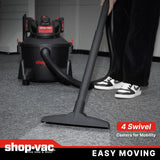 Shop-Vac 6 Gallon Wet Dry Vacuum Cleaner, 8.0 Peak Kpa Shop Vacuum with Blower Function, Cordless Vacuum Cleaner for Pet Hair, Jobsite, Garage, Home & Workshop Shop-Vac