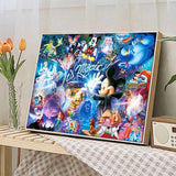 JYLMOOD Paint by Number for Adult Kits, DIY Cartoon Acrylic Oil Painting Kits for Adults Kids Beginners for Home Wall Decor Gifts 16x20 Inch (No Frame) JYLMOOD