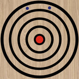 Axe Throwing Target Template Stainless Steel Target Template Stencil Comes with 3 Markers Axe Throwing Target Board Stencil Axe Throwing Set for Drawing Target Template, 20 x 2 Inches (Simple) Epakh