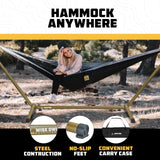 Wise Owl Outfitters Portable Hammock Stand, 106x42, 440lb Capacity - Sports & Outdoors Wise Owl Outfitters