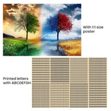 Adult Puzzle Classic Jigsaw Puzzle 1000 Pieces Wooden Puzzle DIY Seasons Landscape Tree Modern Home Decor Intellectual Game Wall Art Unique Gift 75x50cm najiaxiaowu