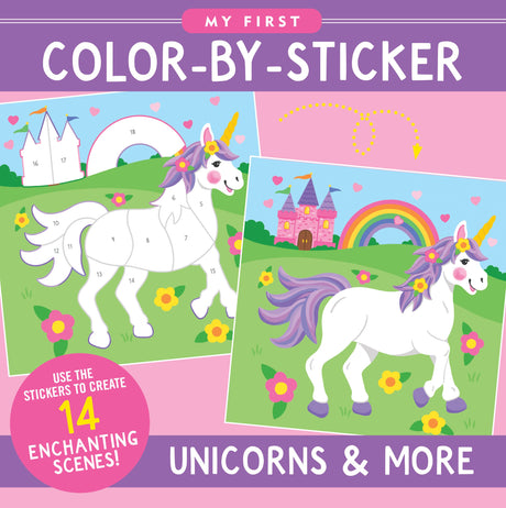 My First Color-by-Sticker Book - Unicorns & More PETER PAUPER PRESS