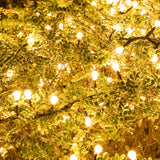 AWQ 500 LED 49ft Christmas Cluster Lights Christmas String Lights Plug in 8 Modes Extendable for Christmas Home Garden Wedding Party Xmas Tree Indoor Outdoor Decor (500, Warm White) AWQ