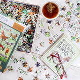 Horses Jigsaw Puzzle, 500 Pieces - Magnificent Horses, 20" x 14" - with 32 Page Pocket Field Guide - Great Gift for Horse Lovers Insight Editions