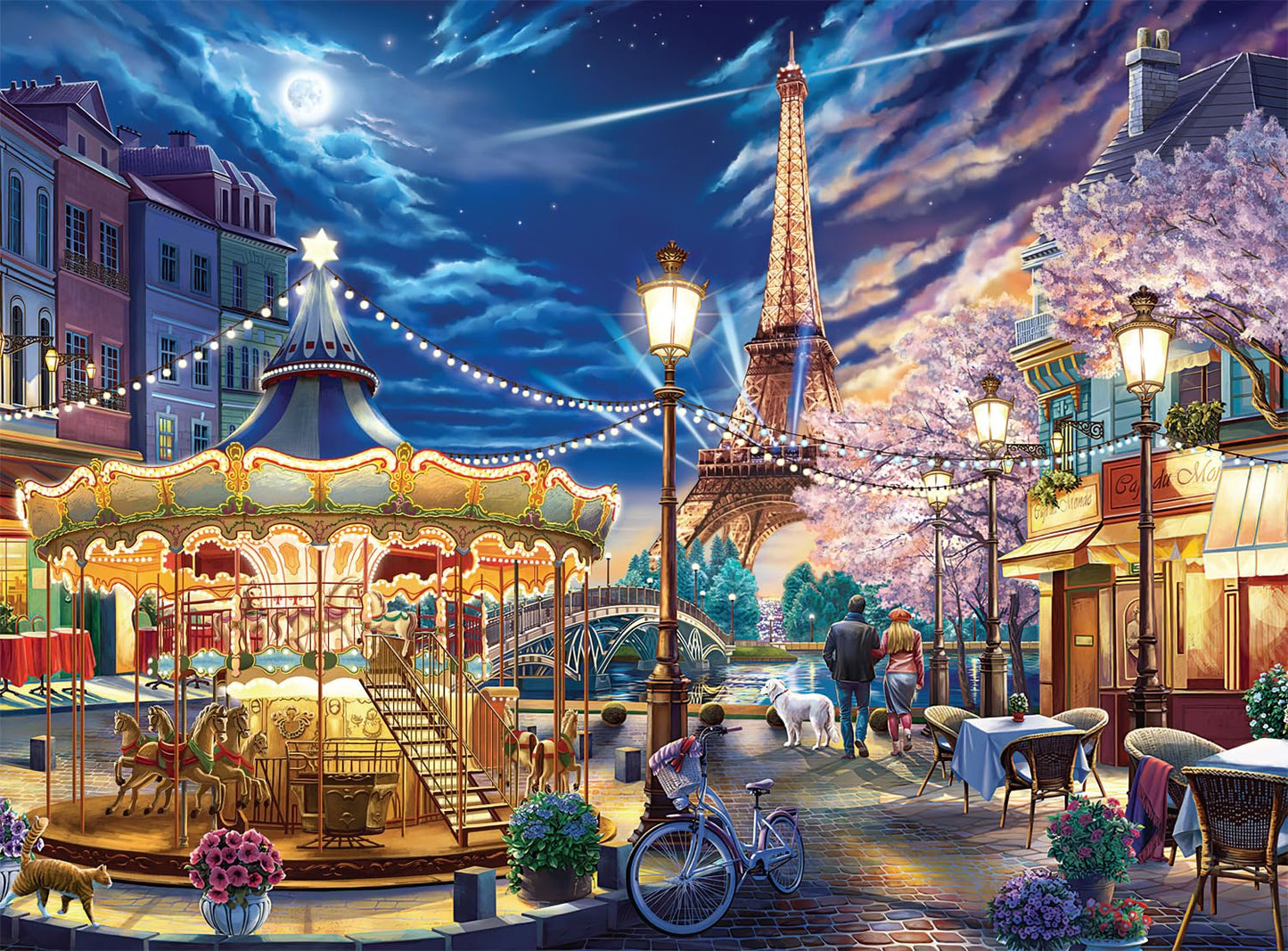 Buffalo Games - Image World - Dazzling Paris - 1000 Piece Jigsaw Puzzle for Adults -Challenging Puzzle Perfect for Game Nights - Finished Size is 26.75 x 19.75