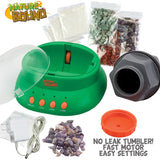 Nature Bound Starter Rock Tumbler Kit for Kids– Includes Rough Gemstones, Polishing Grits, Jewelry Fastenings, and Instructions – Great STEM Science Kit for The Future Geologist, Boys & Girls Ages 8+ Nature Bound