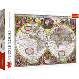 Trefl 2000 Piece Jigsaw Puzzles, New Land Puzzle, Earth Puzzle, Historical Puzzle, Old World Puzzle, Adult Puzzles, 27095 Trefl
