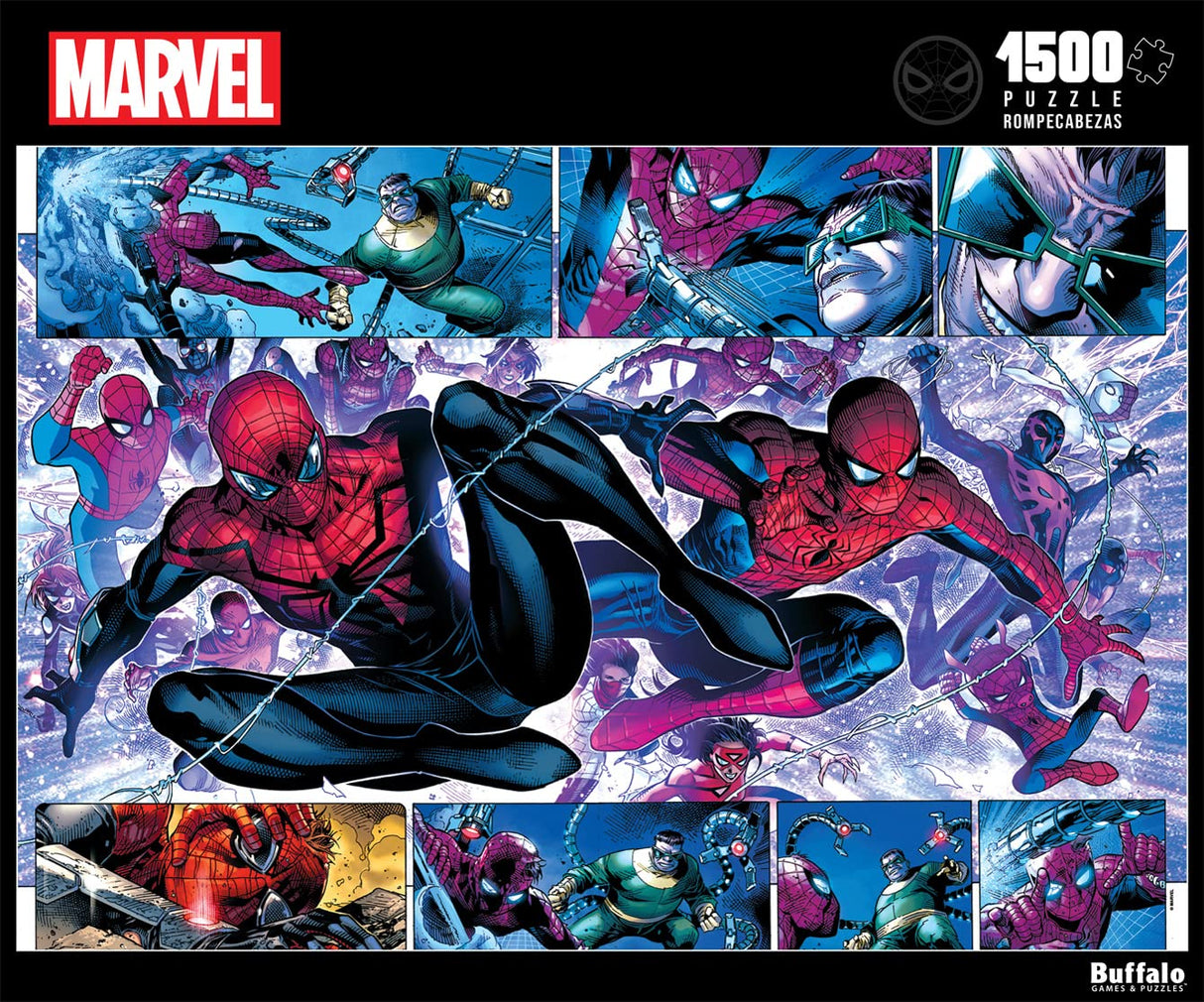 Buffalo Games - Marvel - The Clone Conspiracy - 1500 Piece Jigsaw Puzzle for Adults Challenging Puzzle Perfect for Game Nights - Finished Size is 38.50 x 26.50 Buffalo Games