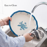 Wisenvoy Pie Pan Ceramic Pie Dish Pie Plate Deep Dish Pie Pan Non-Stick Pie Pans for Baking Pie Pans Pie Dishes Wisenvoy