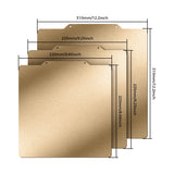 3D Printer Platform Double Sided Textured PEI Sheet, Removable Flexible Spring Steel PEI Build Plate 235x235 mm Heated Bed, for Creality Ender 3/Ender 3 Pro/Ender 3 S1/3 S1 Pro Hot Bed Jusnboir