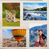 20 Pcs Sublimation Metal Photo Blanks 8"X10" X0.45mm Aluminum Photo Sign Blank Photo Metal Wall Sublimation Poster Frame Blanks GEKIXUTP