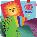 Dan&Darci Foam Sticker Art Craft for Kids - Toddler Arts & Crafts for Ages 3-5 - Boys 4-6 Birthday Gift & Stocking Stuffer Dan&Darci