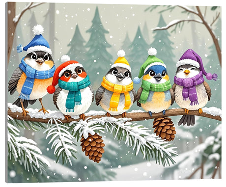 TINDAY Paint by Numbers Kit for Adults Cardinal Paint by Number for Adults Painting by Number for Adult Christmas Painting Kits for Adult Canvas Painting Home Decor Wall Art 16x20 Inch TINDAY