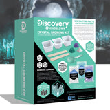 Discovery™ 12-Piece Lab Crystal Growing Kit, Grow Colored Crystals, Includes Mold Shapes and Magnifying Glass, Fun Chemistry and Geology Educational Science STEM Set Discovery Kids