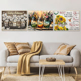 6 Pack Inspirational Diamond Painting Kits for Adults, Diamond Art Kits for Adults, DIY 5D Diamond Painting Kits for Beginners Home Wall Decor 12x16inch Mandun