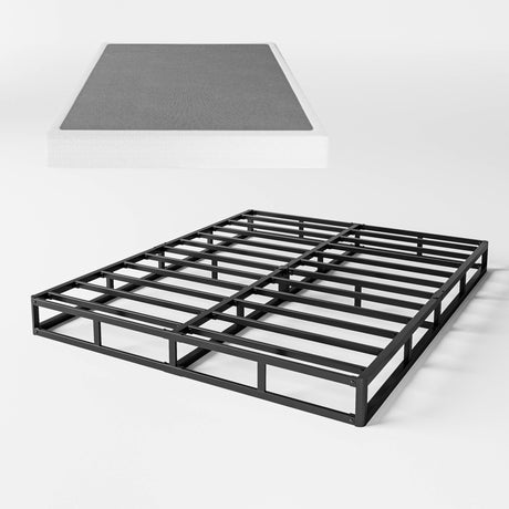Aardhen 7 Inch Box Spring for Queen Bed,High Profile Strong Metal Frame Mattress Foundation, Quiet Noise-Free,Easy Assembly, 3000lbs Max Weight Capacity Aardhen