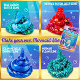 Original Stationery Mermaid Glow in The Dark Slime Kit - Mystic Shimmer Pack & Birthday Present for Girls Original Stationery