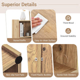 Multi-functional 5 Cube Open Shelf Bookcase with Natural Finish for Versatile Storage LOKO