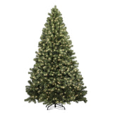 COMHOMA Christmas Tree with Lights 6.5ft, Artificial Pre-lit Christmas Trees with 200 LED Lights, 1000 Dense Branches and Foldable Stand, Xmas Tree for Home, Office, Party Decoration, Easy Assembly COMHOMA