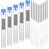 50Pcs 3D Printer Nozzle Cleaning,0.4mm Stainless Steel Needle Cleaner with Storage Bottle,3D Printer Accessories for Cleaning 3D Printer Nozzles Tucnoeu