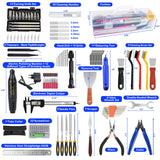 3D Printer Tools Kit, 139pcs 3D Printer Accessories Includes Nozzle Cleaning Needles, Deburring Tools, Removable Screwdriver Kit, Electric Polishing Machine, for 3D Print Removing, Cleaning, Finishing BILIPLE