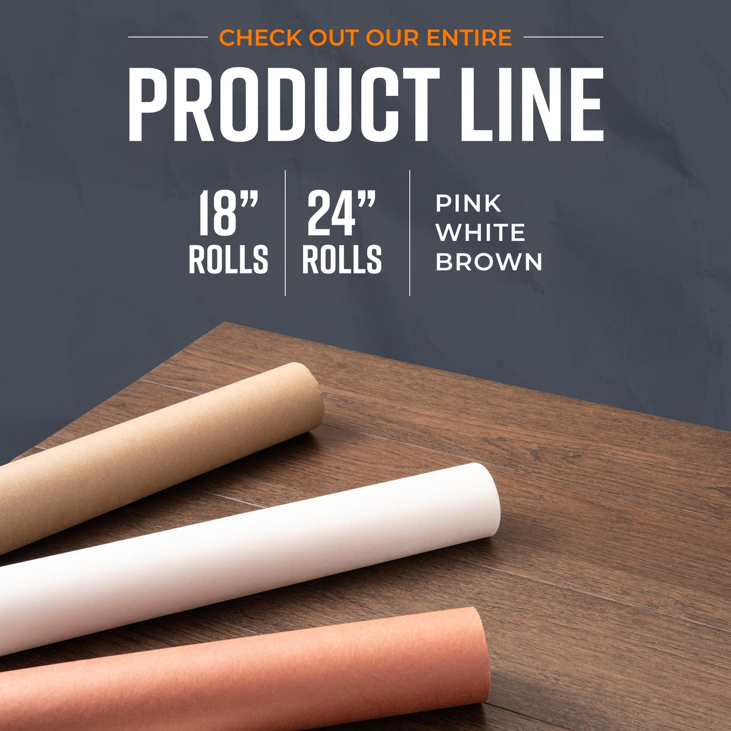 White Kraft Butcher Paper - 18'' x 150' - Versatile & Durable Butcher Paper Roll for Packaging, Grilling, Smoking Meat and BBQ - Unwaxed & Uncoated Butcher Paper for Sublimation - Made in USA