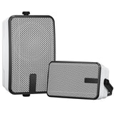 MWAU Outdoor Bluetooth Speakers 400w for Garage,Patio,Porch,Gazebo,Soffit,Entertainment Room.Wall Mount Speaker,Wireless Sync Up to 100 Speakers,IPX5 Waterproof (2 Pcs) MWAU