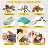 Mornajina Mini Belt Sander for Knife Making, 15 Degree Electric Power Bench Belt Sanders, 7 Adjustable Speed Knife Sharpener Knife Polishing Kit for DIY Metal Woodworking Knife Making Mornajina