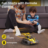 Sillbird Robot Building Kit with Remote Control STEM Gifts for Boys Age 8-13, Technic Coding Robotic Toys for Kids Birthday, Buildable 5in1 Models with 488 Pieces Sillbird