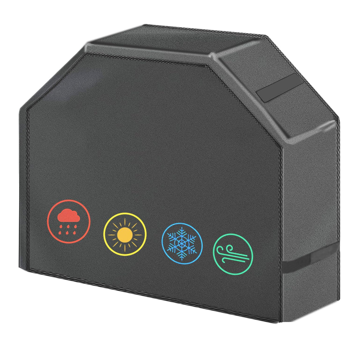 Grill Cover, 58 inch Waterproof BBQ Gas Grill Cover, Outdoor Barbecue Grill Cover with Hook and Loop for Char-Broil Nexgrill Weber and More Grills MENKOW