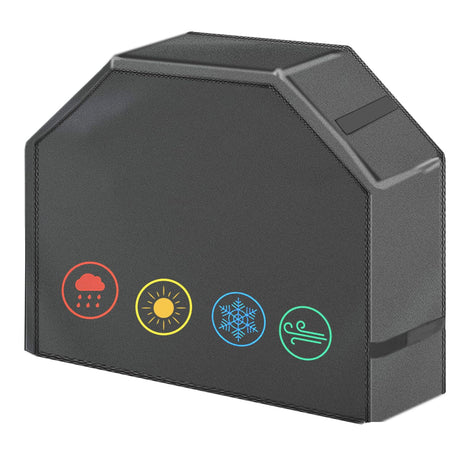 Grill Cover, 58 inch Waterproof BBQ Gas Grill Cover, Outdoor Barbecue Grill Cover with Hook and Loop for Char-Broil Nexgrill Weber and More Grills MENKOW