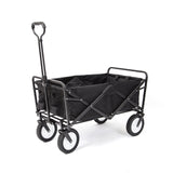 MacSports Collapsible Folding Outdoor Utility Wagon, Black MACSPORTS
