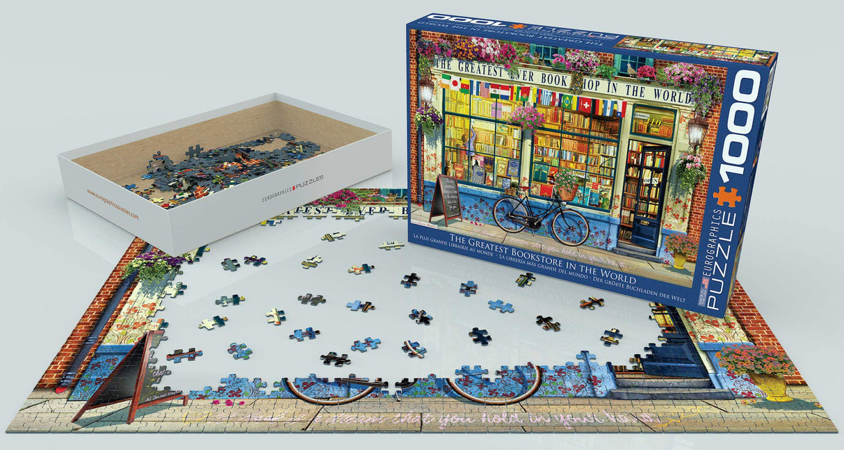EuroGraphics (EURHR The Greatest Bookstore in The World 1000Piece Puzzle 1000Piece Jigsaw Puzzle EuroGraphics