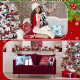 Mindsoft 20 Pcs Holiday Pillow Covers 18 x 18 Inch Seasonal Throw Pillow Covers Fall Halloween Decorative Pillowcase Pumpkin Ghost Pillowcase Cushion Case for Farmhouse Home Couch Sofa Decor Mindsoft