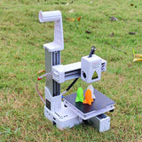 FDM Mini 3D Printer for Beginners, High Accuracy Fast Heating Compact 3D Printing Machine, Quick Assembly, 3D Printer Easy for Kids, Print Size 4 x 4 x 4inch (US Plug) Bewinner