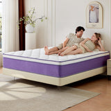 Niqooia Queen Mattress,12 Inch Queen Size Mattresses in a Box, Dual-Sided Comfort Medium Firm & Plush, Memory Foam Mattress for Pressure Relief & Cool Sleep, CertiPUR-US Certified, Safe Foams & Fabric Niqooia