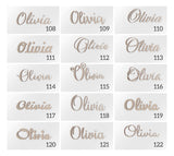 Personalized Name for Above Crib, Nursery Decor Letters, Connected Letters, Personalized Gifts, Baby shower Many Sizes Available Jess and Jessica