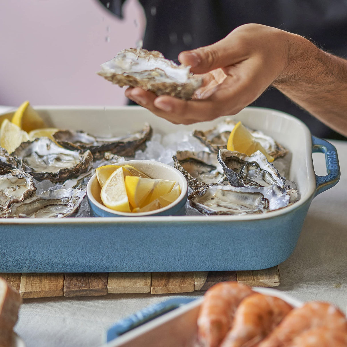 Staub Ceramic Baking Dish Set, 3pc, Rustic Turquoise STAUB