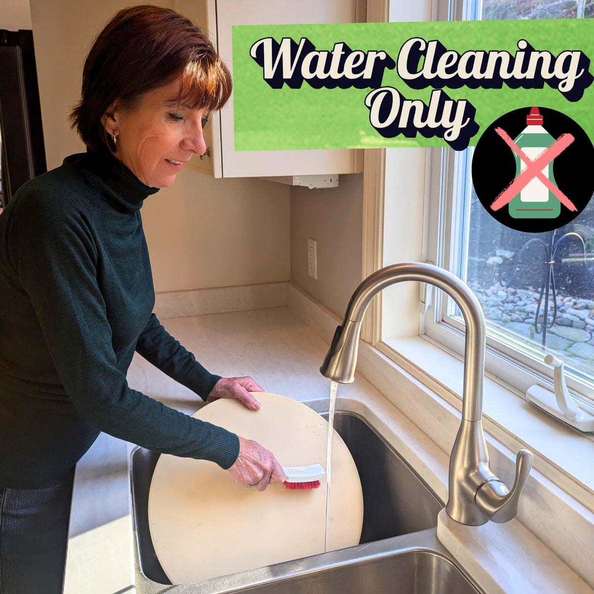 Large Round Pizza Stone for Oven - 16 inch Pizza Stone for Grill with Handles, Peel and Cutter Set - Baking Stone for Bread - Pizza Making Kit Accessories - Gifts for Food Lovers Ritual Life