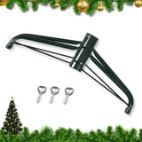 JSungo Folding Christmas Tree Stand, 16.3inch Replacement Christmas Tree Base for 4-6 Feet Artificial Tree, Metal Xmas Tree Holder Fits 0.5 - 1.37 Inch Tree Pole, DarkGreen JSungo