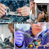 Cordless Soldering Iron 2600mAh with LED Light, 8W Welding Tools, Rechargeable Battery Soldering Iron Electric, Soldering Iron Kit with Adjustable Temp 300-450℃, Fast Heating, Portable Soldering Kit HANDSKIT