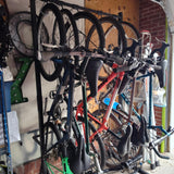 Caprihom Freestanding Bike Rack for Garage - Hold Up to 5 Bicycle Vertical Bike Stand Floor Indoor Bike Rack Storage Organizer Bike Hangers for Garage Caprihom