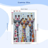 EOBROMD Diamond Art Painting Kits for Adults Giraffe Animal, 5D Full Drill Diamond Dots, DIY Diamond Art Painting Kits for Adults Beginners, Diamond Gem Art and Crafts for Home Wall Decor 12x16inch EOBROMD