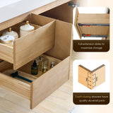 72 Inch Floating Sink Bathroom Vanity Wall Mount Double Vanities Overflow Mordern Large Storge Cabinet with Ceramic Countertop Double Soft Closing Drawers Pre-Assembled ALTAIR