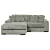 Signature Design by Ashley Lindyn Contemporary L-Shaped 2-Piece Sectional with Chaise for Living Room, Gray Signature Design by Ashley