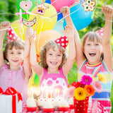 Chinco Princess Fairy Wands Kit Include Wooden Fairy Wands, Gem Stickers, Ribbons Unfinished Wooden DIY Magical Crafts Moon Butterfly Magical Crafts for Girls Make Your Own Princess(18 Sets) Chinco