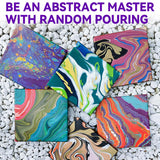 OPHIR Metallic Acrylic Pouring Paint Set,3.8OZ/Bottle,Premixed Metallic Pour Paint Gold,Silver,Copper,Bronze,High Flow Water-Based Acrylic Pour Paint Supplies for Pouring on Canvas,Wood,Rocks,6 Colors OPHIR